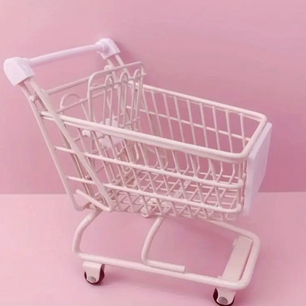 Pink Mini Shopping Trolley