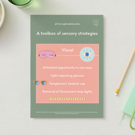 'A toolbox of sensory strategies'- 9 x Digital Posters