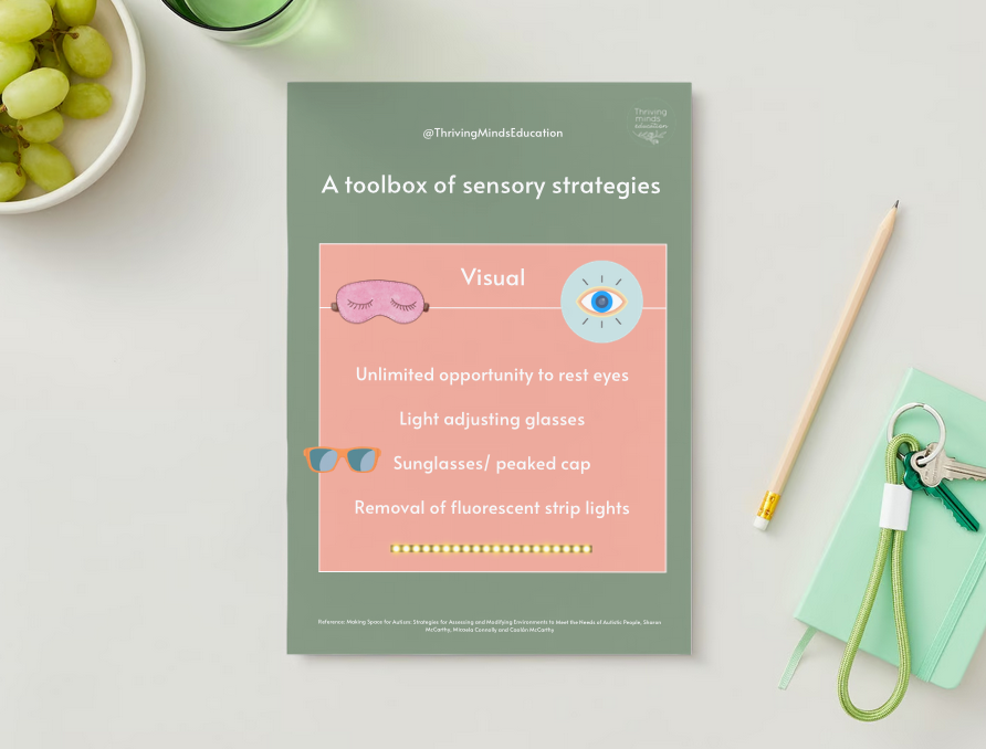 'A toolbox of sensory strategies'- 9 x Digital Posters