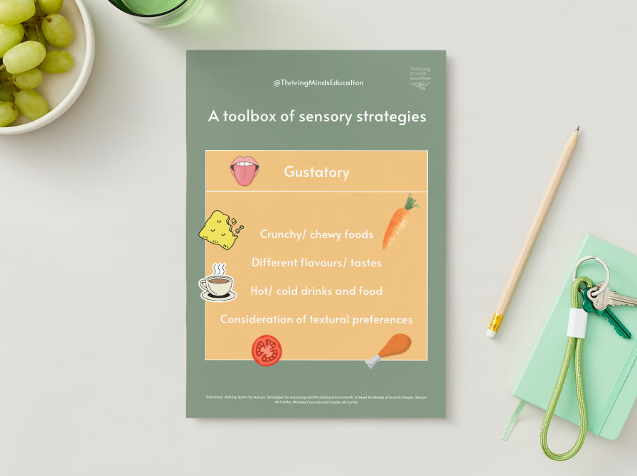 'A toolbox of sensory strategies'- 9 x Digital Posters