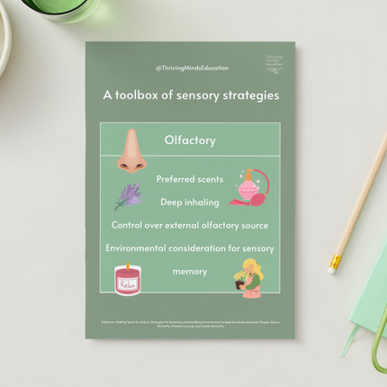 'A toolbox of sensory strategies'- 9 x Digital Posters