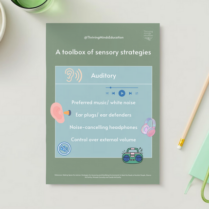 'A toolbox of sensory strategies'- 9 x Digital Posters