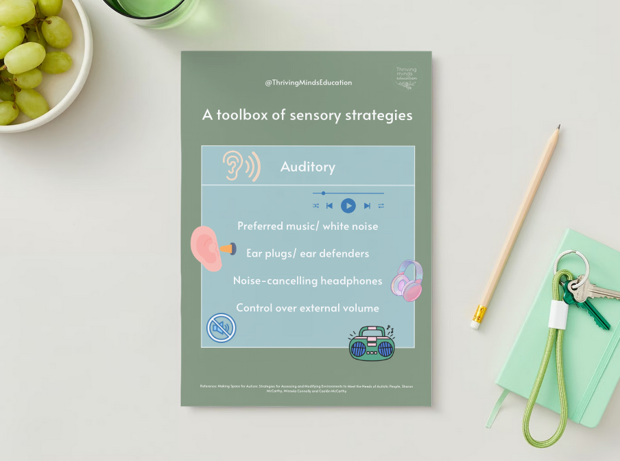 'A toolbox of sensory strategies'- 9 x Digital Posters