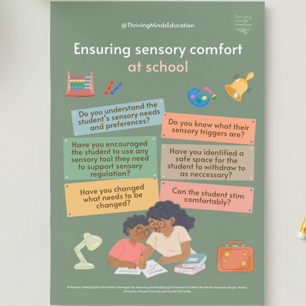 'Ensuring sensory comfort at school'- Digital Poster