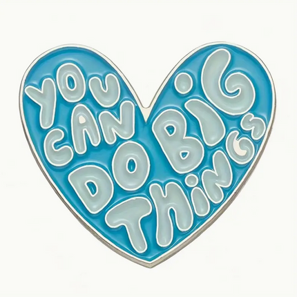 Heart Quote Pin