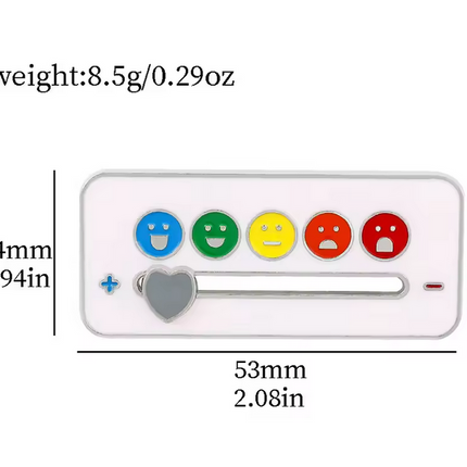 'Mood' Indicator Sliding Pin