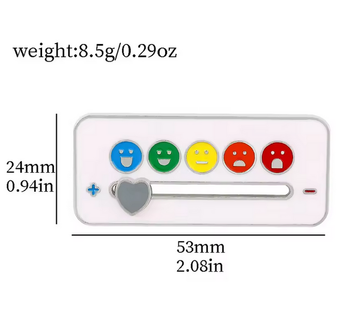 'Mood' Indicator Sliding Pin