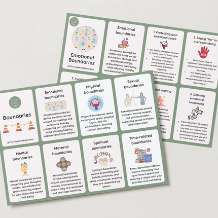 Boundaries Cards- Digital Download