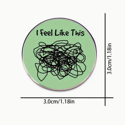 'I feel like this' Pin