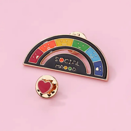 'Social Mood' Movable Pin