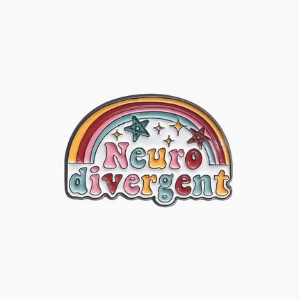 'Neurodivergent' Rainbow Pin