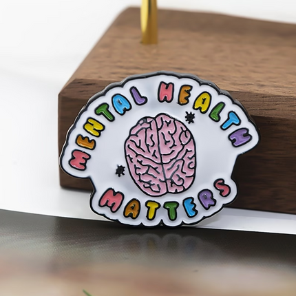 'Mental Health Matters' enamel Pin