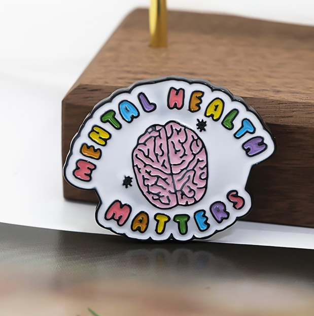 'Mental Health Matters' enamel Pin