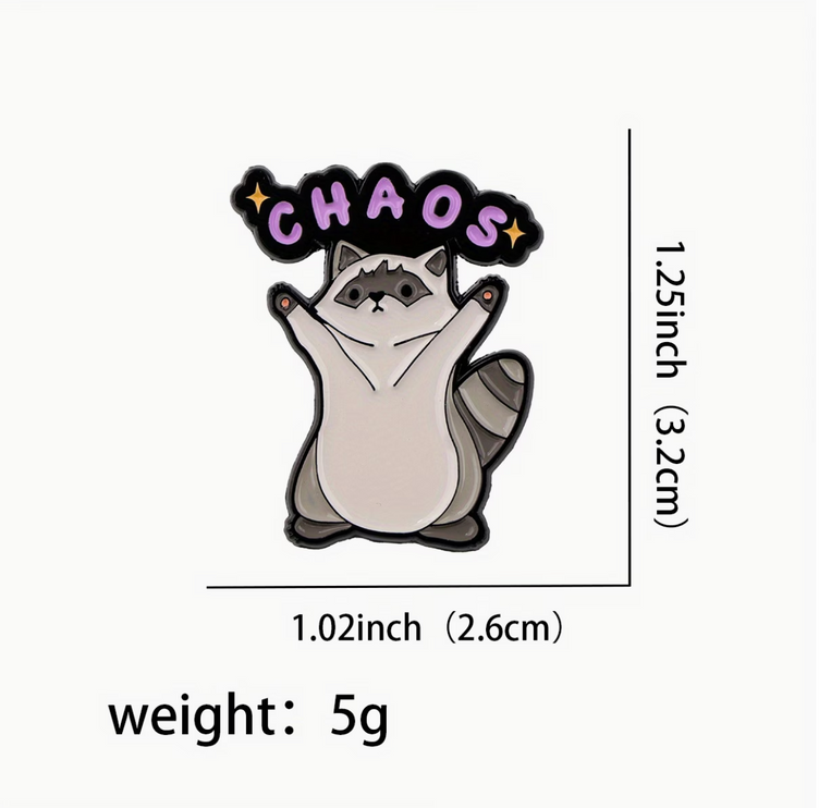 'Chaos' enamel Pin