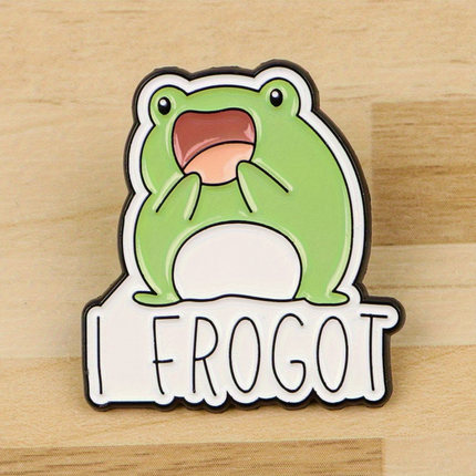 'I frogot' enamel Pin