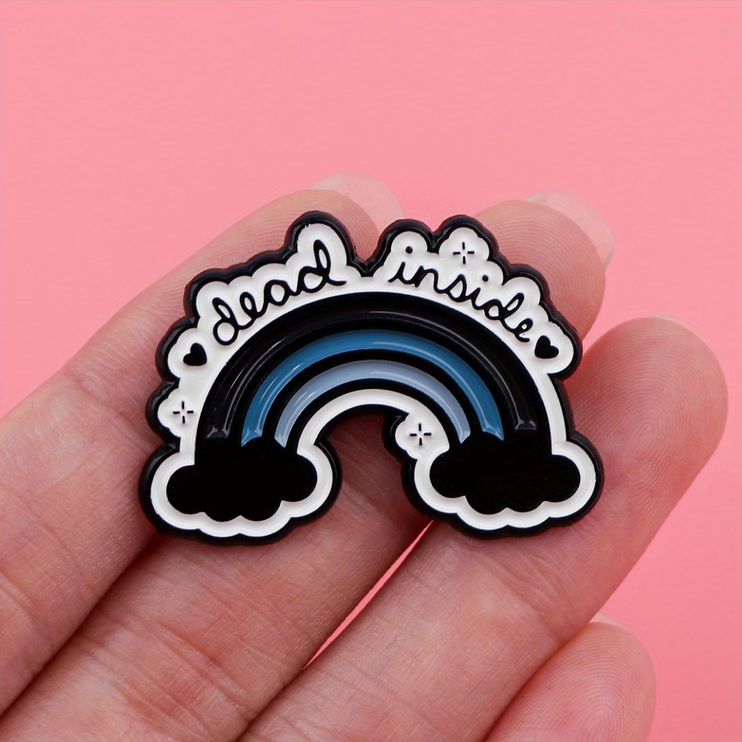 'Dead inside' enamel Pin