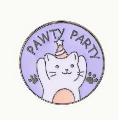 'Pawsitive' Pastel Pin