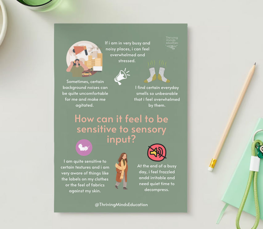 How Can it Feel to be Sensitive to Sensory Input: Digital Download Poster