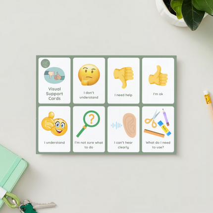 Laminated Visual Support Cards