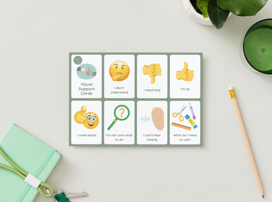 Laminated Visual Support Cards
