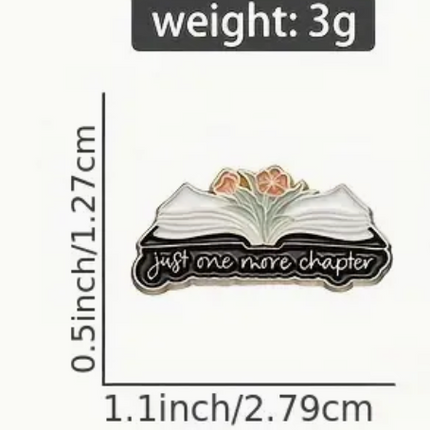 'Just one more chapter' Pin