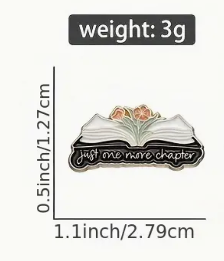 'Just one more chapter' Pin