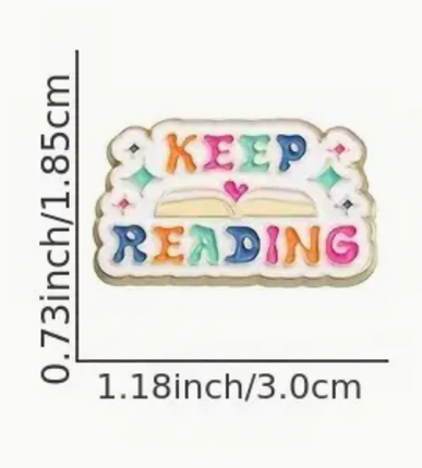 'Keep reading' Pin