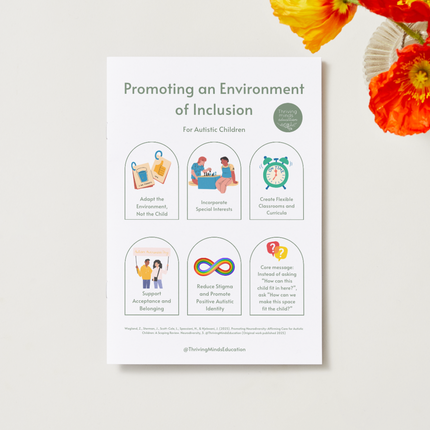 Promoting an Environment of Inclusion Poster and Information Book