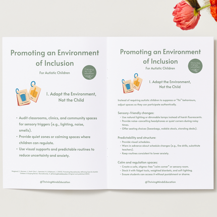 Promoting an Environment of Inclusion Poster and Information Book