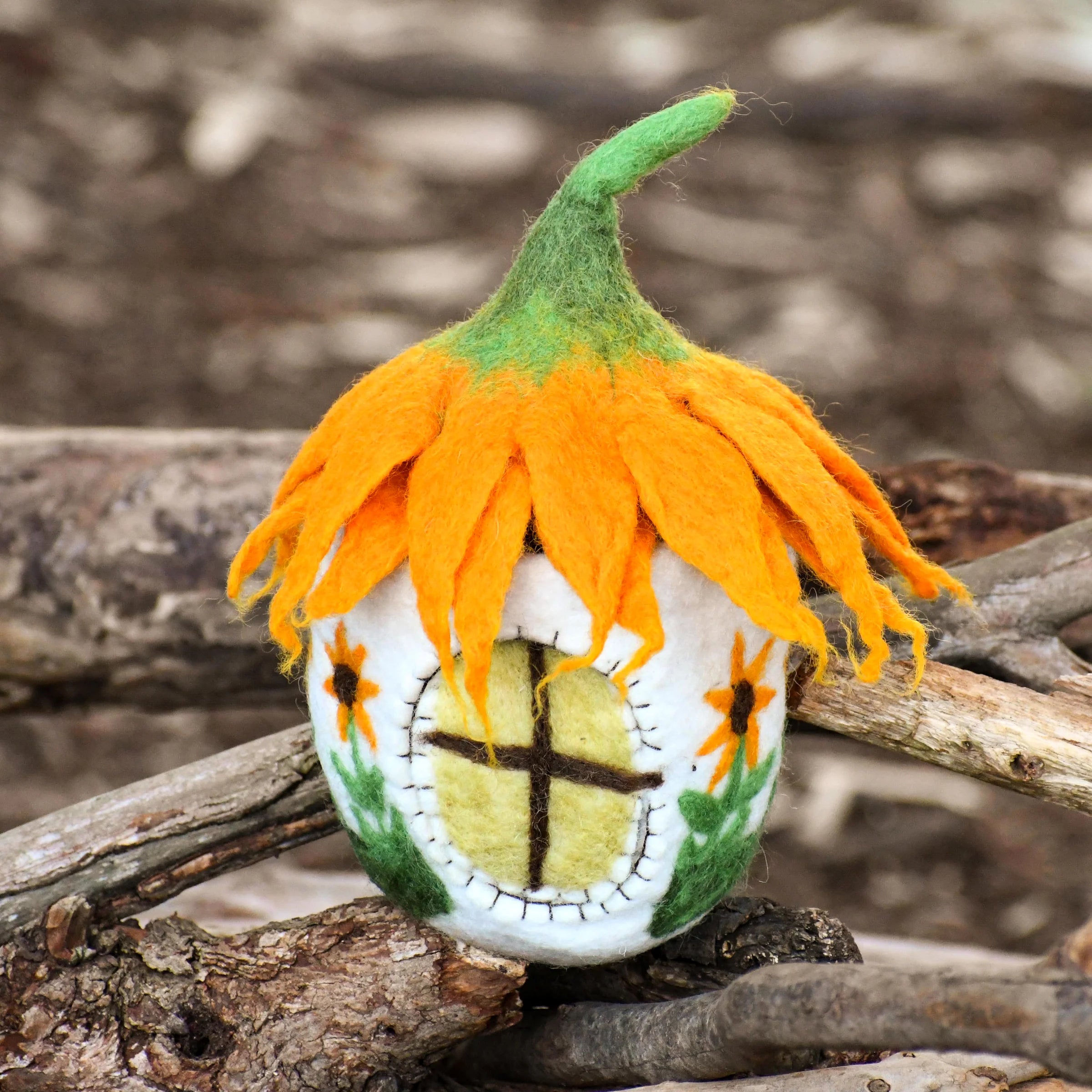 Fairies and Gnomes House- Sunflower