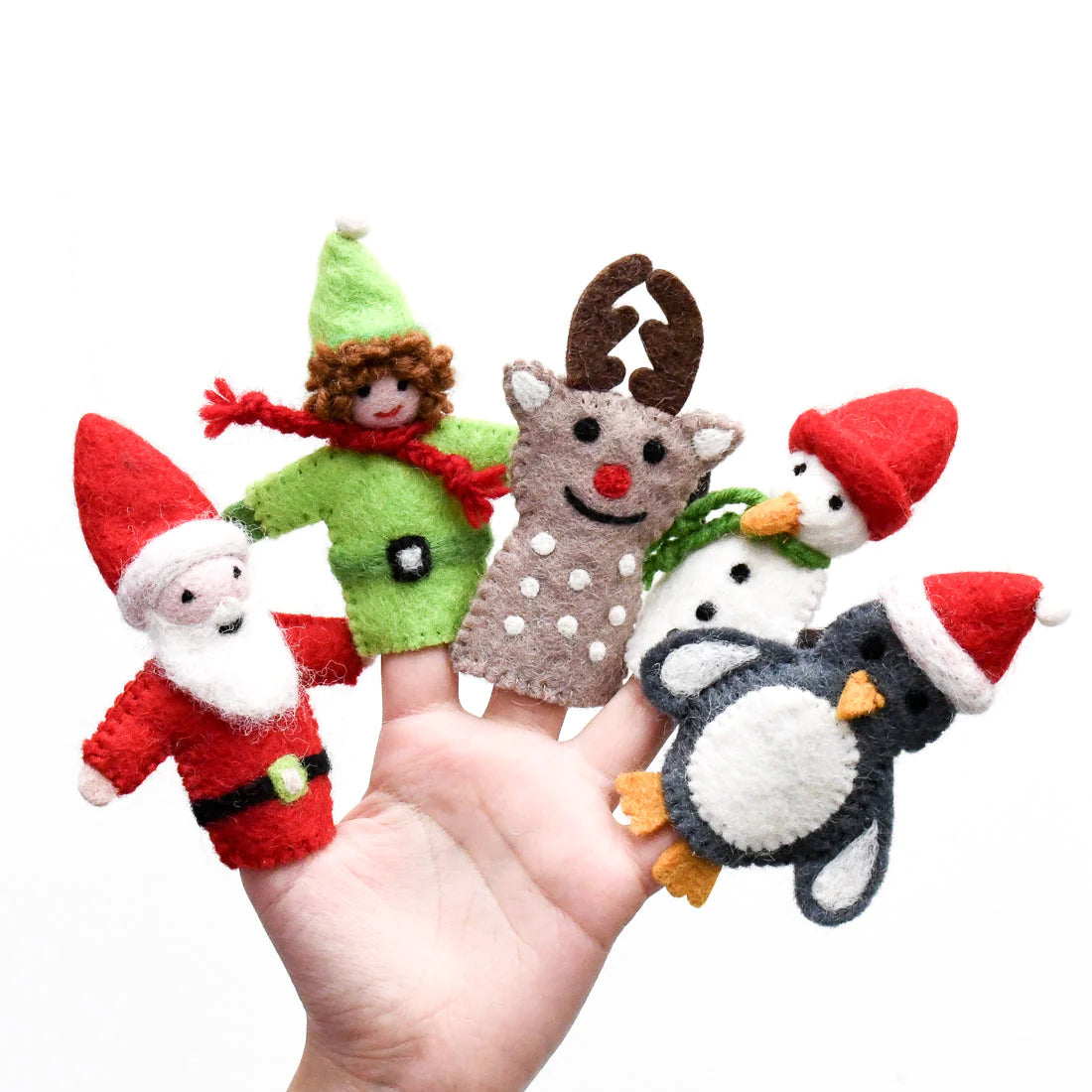 Christmas Santa Finger Puppet Set