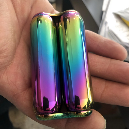 Hand Roller 180 grams- Oil Slick Rainbow Finish