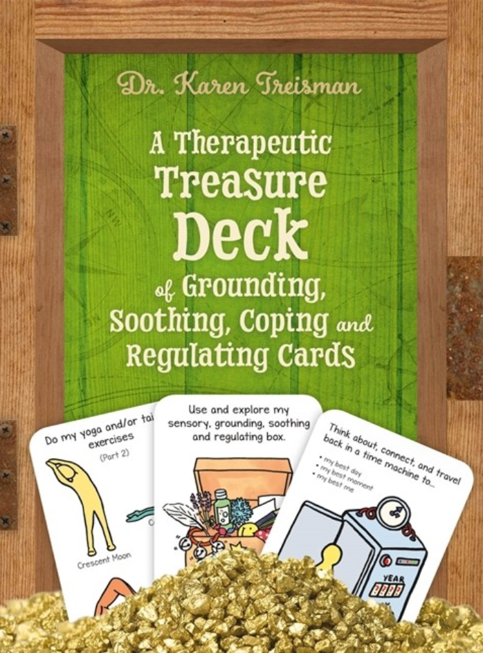 Therapeutic Treasure Deck of Grounding, Soothing, Coping and Regulating Cards