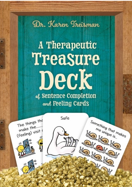 Therapeutic Treasure Deck of Sentence Completion and Feelings Cards