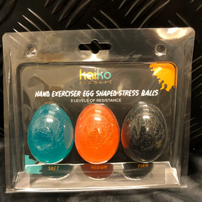 Set of 3 Hand Exerciser Stress Eggs