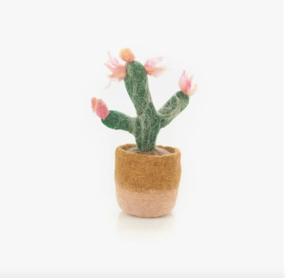 Felt Pink Cactus