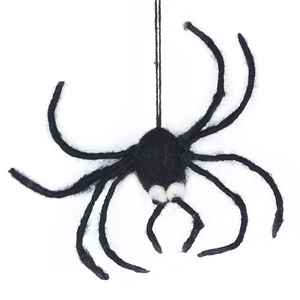 Handmade Felt Hanging Halloween Spider Decoration