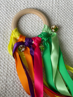Ribbon Shaker with Colourful Bells
