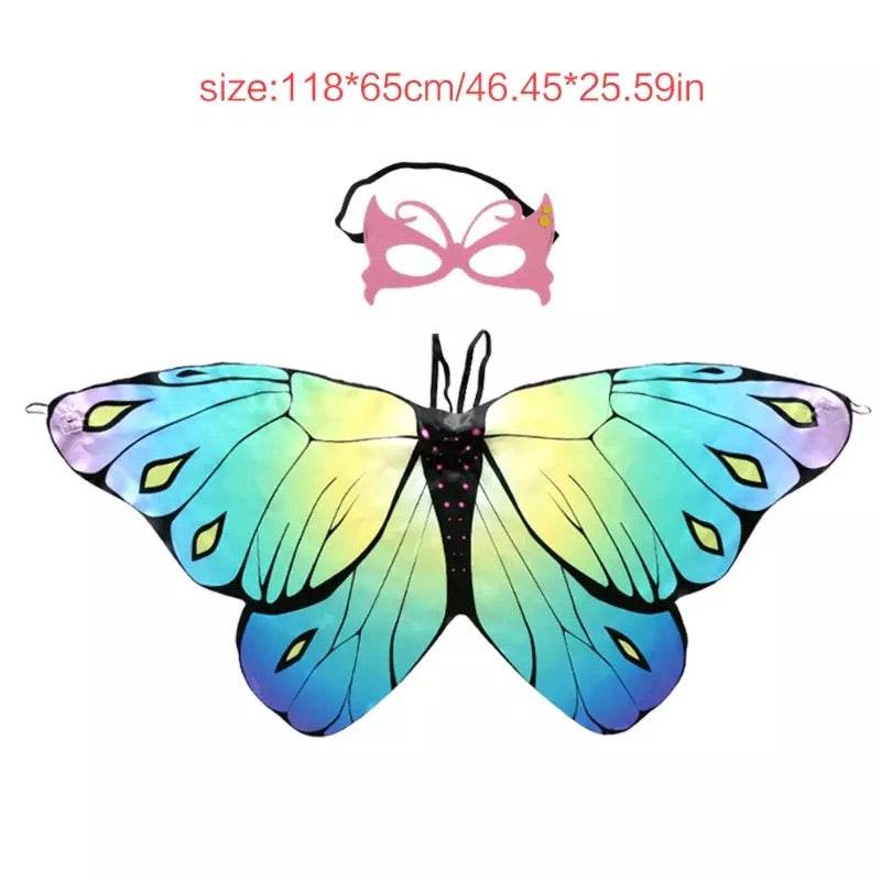 Fairy or Butterfly Wings Isolated Stock Image - Illustration of fairies,  background: 45260597