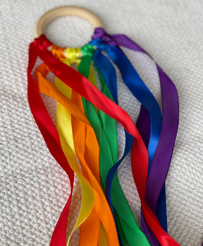 Rainbow Ribbon Shaker- No Bells